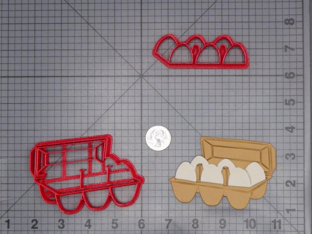 Egg Carton 266-I811 Cookie Cutter Set