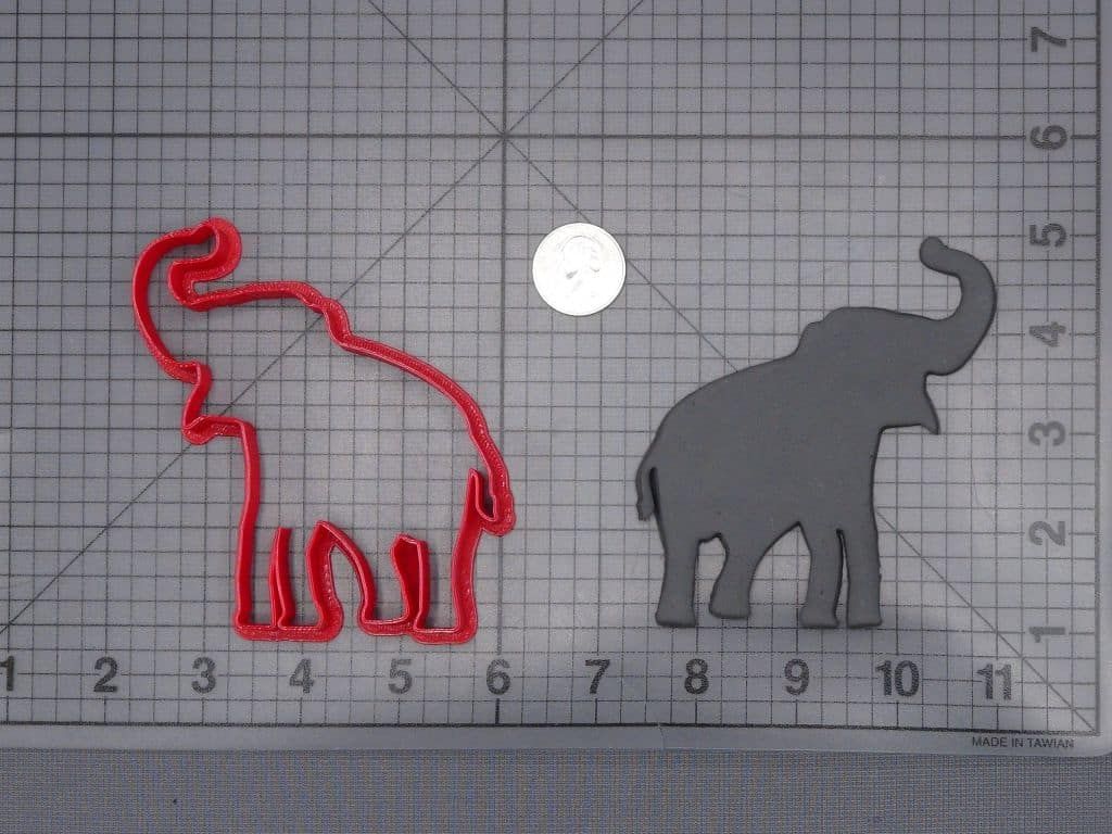 Elephant Body 266-I759 Cookie Cutter Silhouette