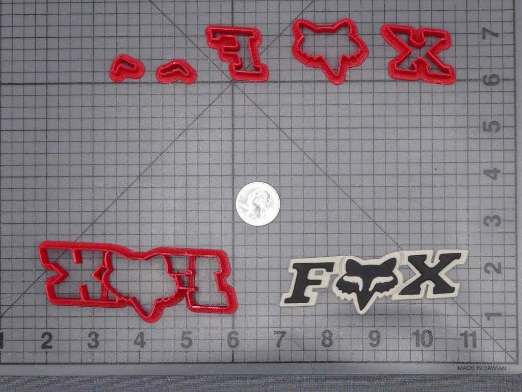 Fox Head Logo 266-I857 Cookie Cutter Set