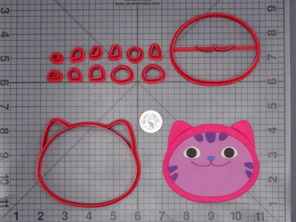 Gabbys Dollhouse - DJ Catnip Head 266-I987 Cookie Cutter Set