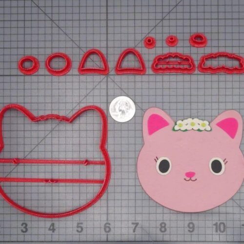 Gabbys Dollhouse - Kitty Fairy Head 266-I878 Cokie Cutter Set