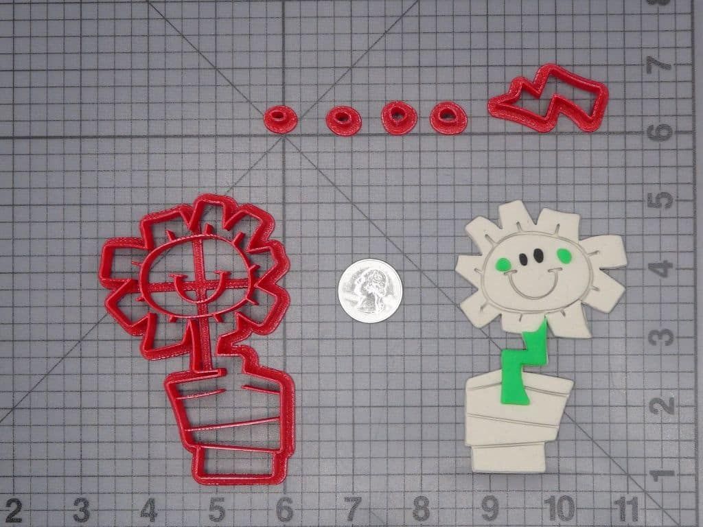 Green Day Flower 266-I978 Cookie Cutter Set