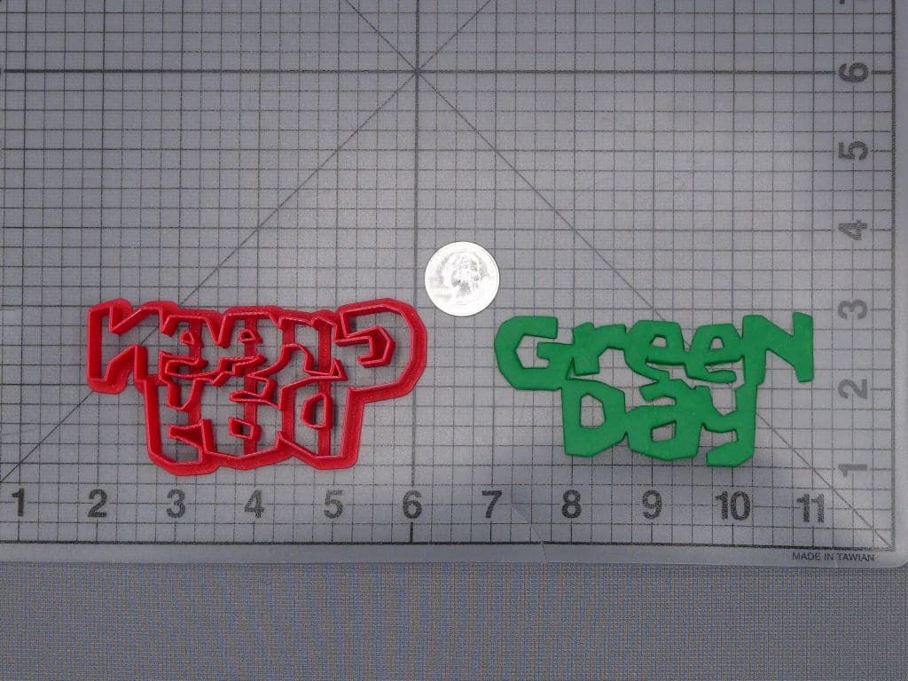 Green Day Logo 266-J117 Cookie Cutter