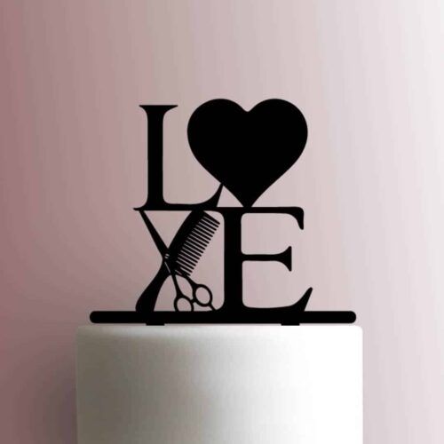Hairdresser Love 225-A833 Cake Topper