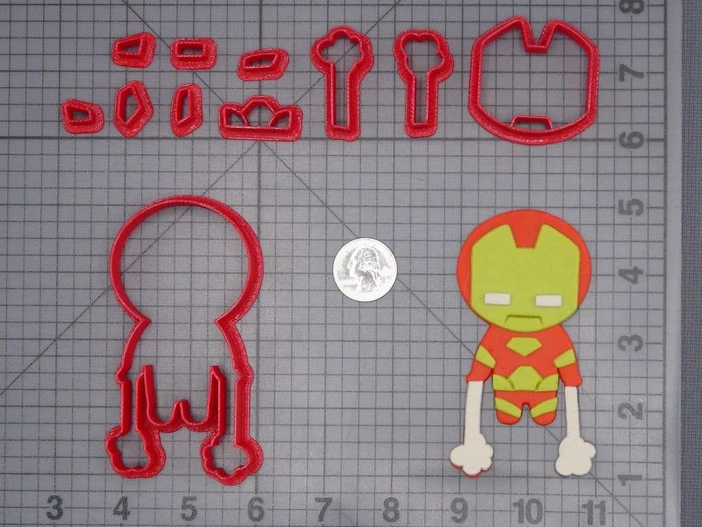 Iron Man Body 266-I985 Cookie Cutter Set