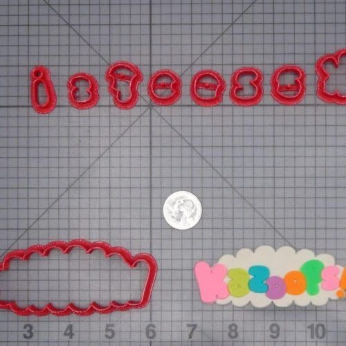 Kazoops Logo 266-I911 Cookie Cutter Set