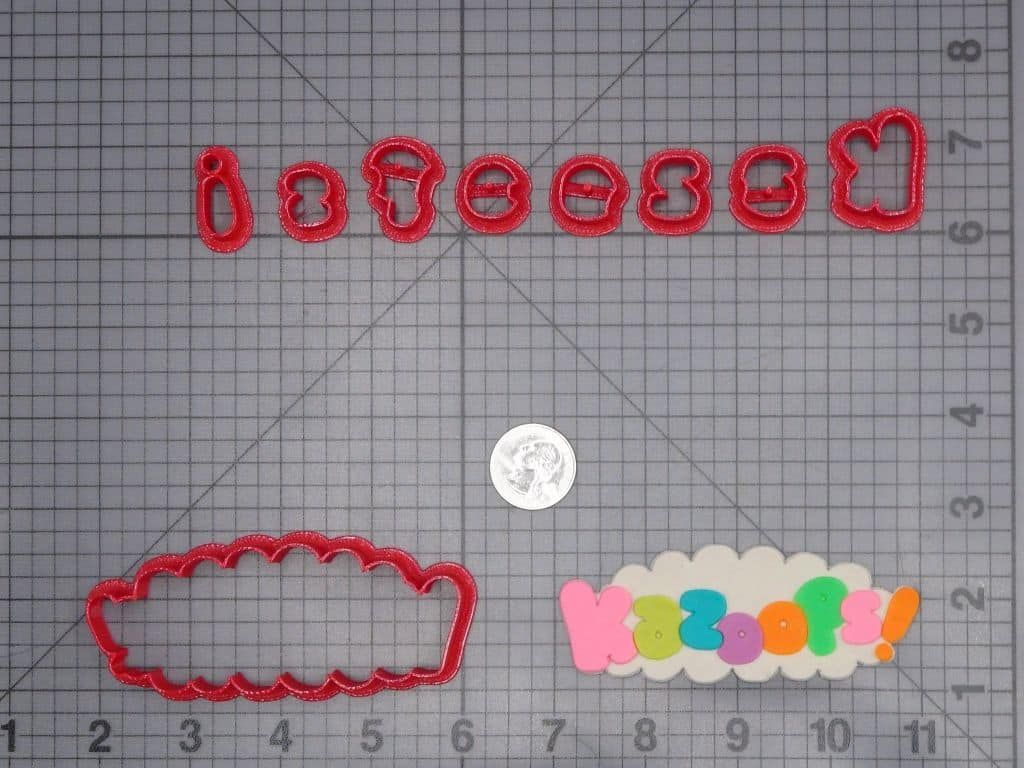 Kazoops Logo 266-I911 Cookie Cutter Set