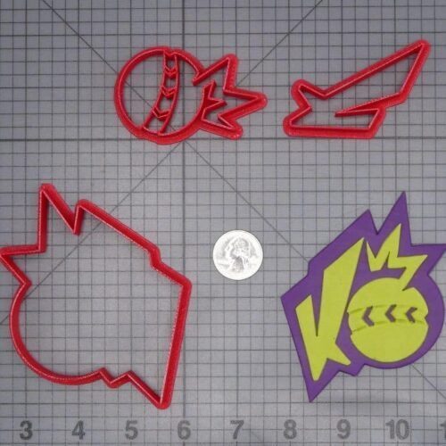 Knockout City Logo 266-I950 Cookie Cutter Set