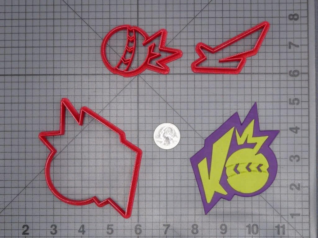 Knockout City Logo 266-I950 Cookie Cutter Set