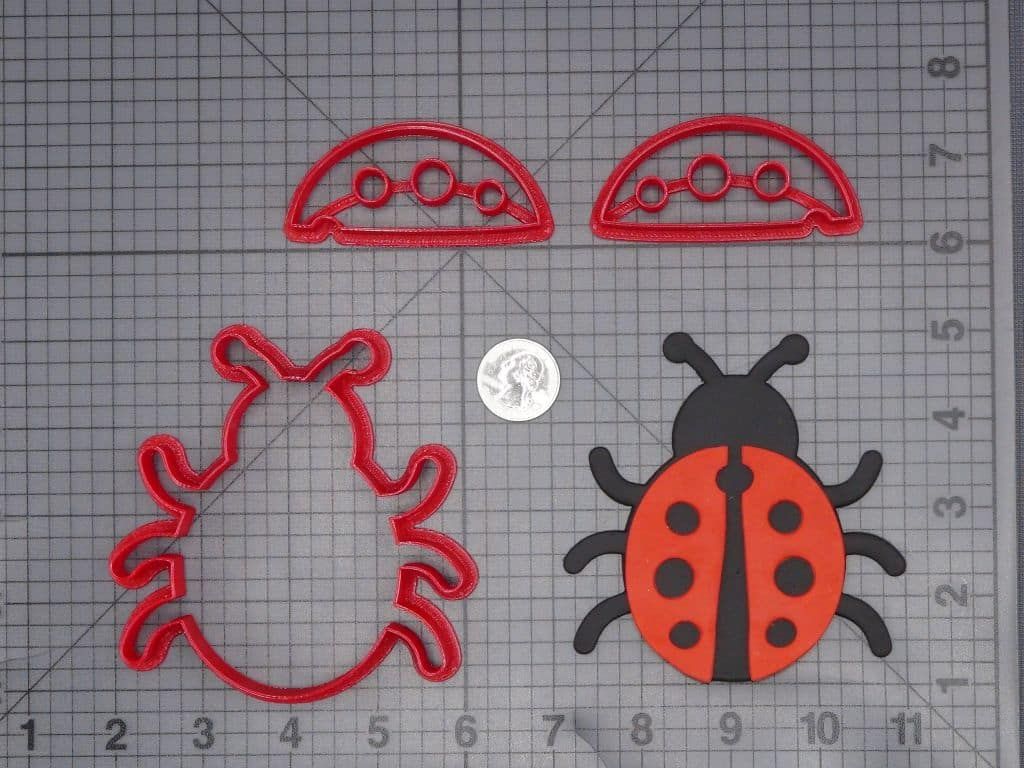 Ladybug 266-J104 Cookie Cutter Set