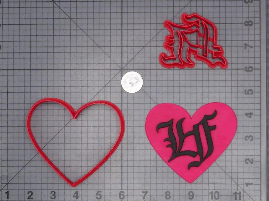 Loungefly Heart 266-I790 Cookie Cutter Set