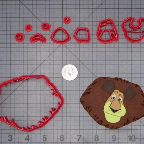 Madagascar - Alex Lion Head 266-J023 Cookie Cutter Set