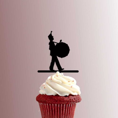 Marching Band Bass Drum 228-689 Cupcake Topper