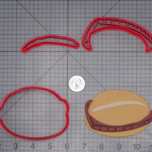 McDonalds - McRib Sandwich 266-I819 Cookie Cutter Set