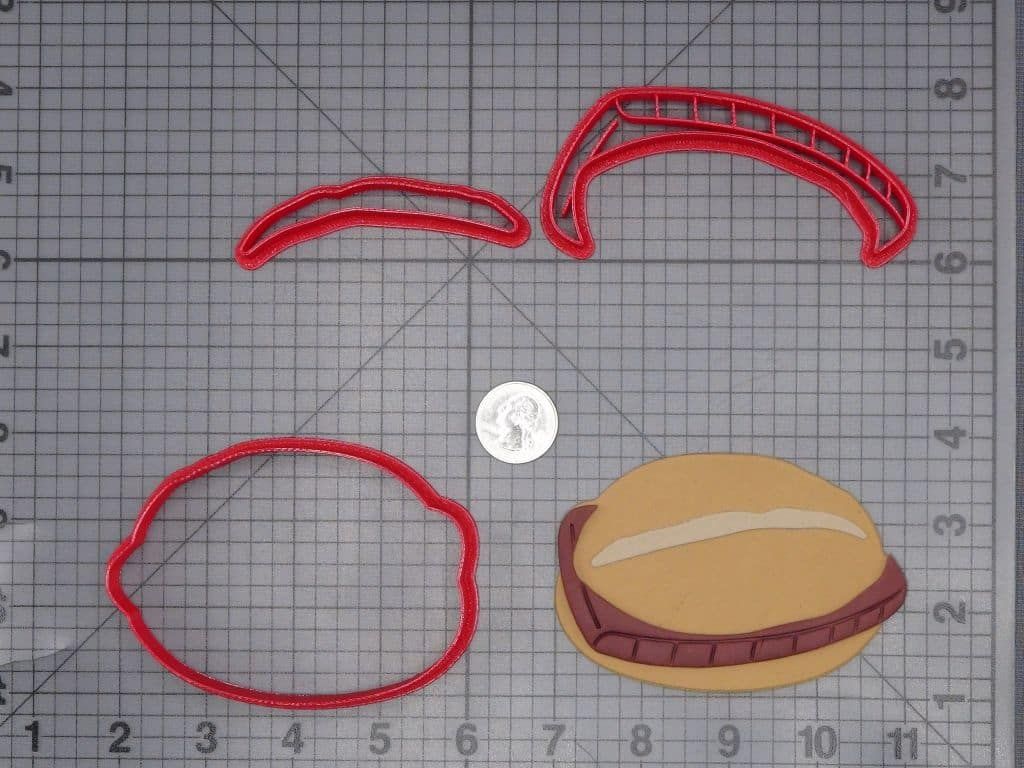 McDonalds - McRib Sandwich 266-I819 Cookie Cutter Set
