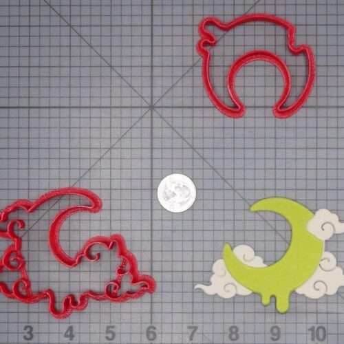 Moon Melting with Clouds 266-I720 Cookie Cutter Set