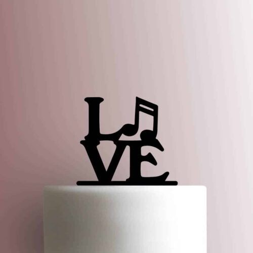 Music Love 225-B535 Cake Topper