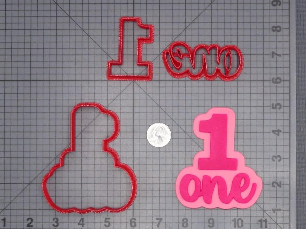 One Worded Number 266-I922 Cookie Cutter Set