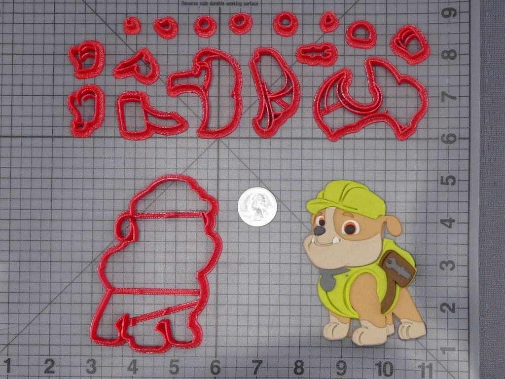 Paw Patrol - Rubble Body 266-I600 Cookie Cutter Set