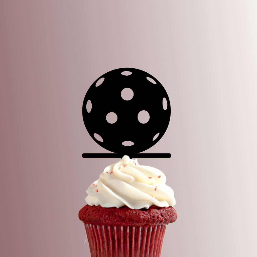 Pickleball Ball 228-668 Cupcake Topper