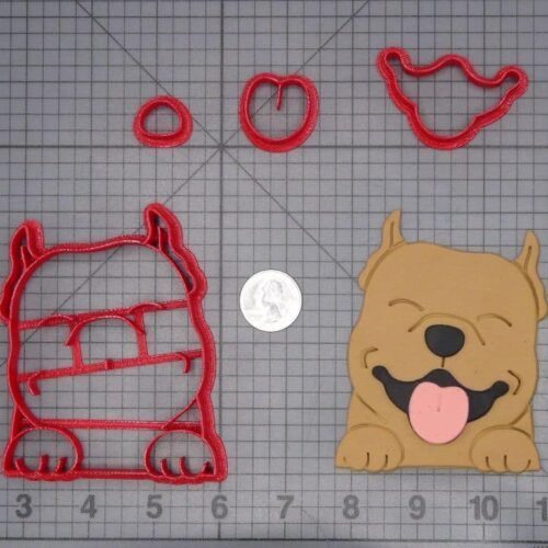 Pitbull Dog 266-I541 Cookie Cutter Set