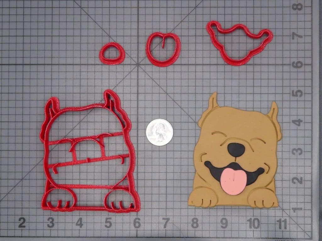 Pitbull Dog 266-I541 Cookie Cutter Set