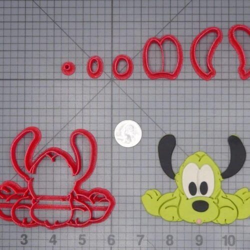 Pluto Dog Body 266-J056 Cookie Cutter Set