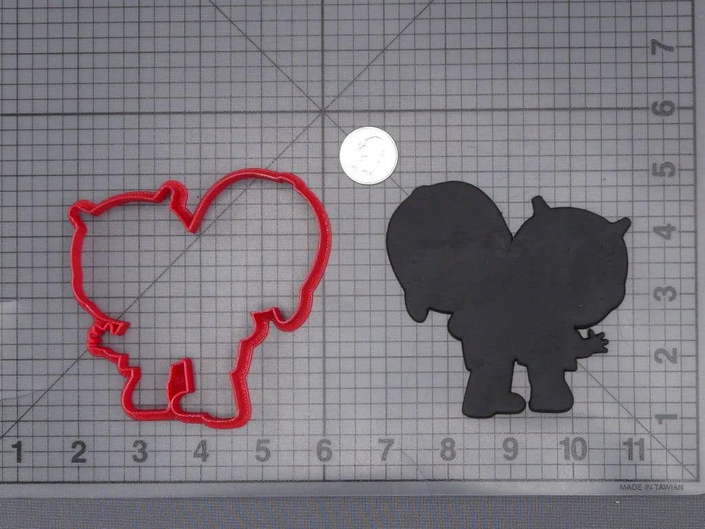 Pocoyo and Nina 266-I977 Cookie Cutter Silhouette