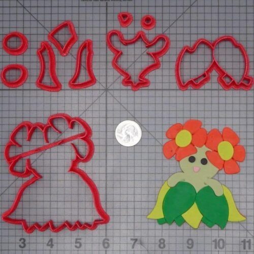 Pokemon - Bellossom Body 266-I565 Cookie Cutter Set