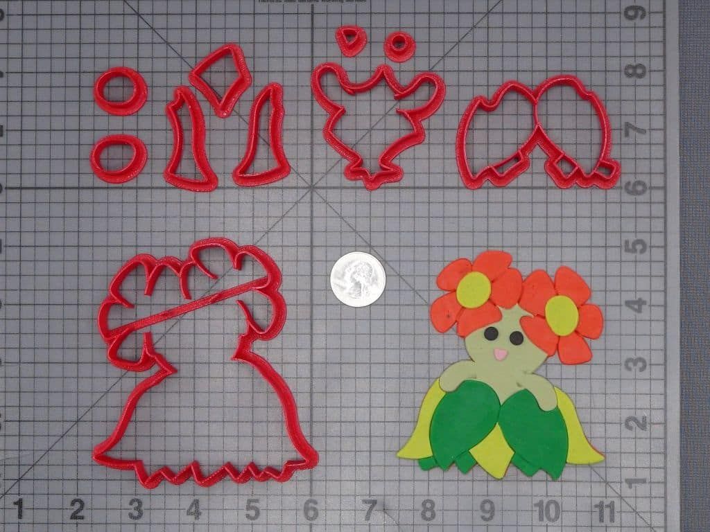 Pokemon - Bellossom Body 266-I565 Cookie Cutter Set
