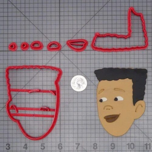 Recess - Vince Head 266-I496 Cookie Cutter Set