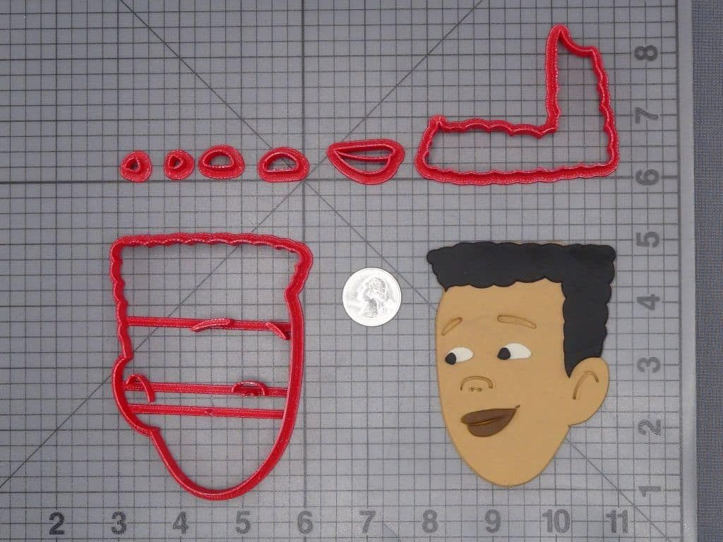 Recess - Vince Head 266-I496 Cookie Cutter Set