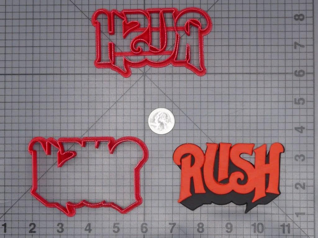 Rush Logo 266-J059 Cookie Cutter Set