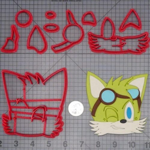 Sonic the Hedgehog - Tails Head 266-I784 Cookie Cutter Set
