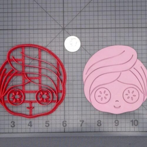 Spa Girl Head 266-I726 Cookie Cutter