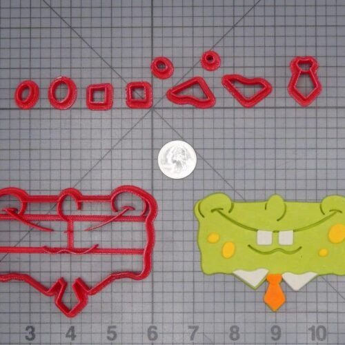 Spongebob Squarepants 266-I742 Cookie Cutter Set