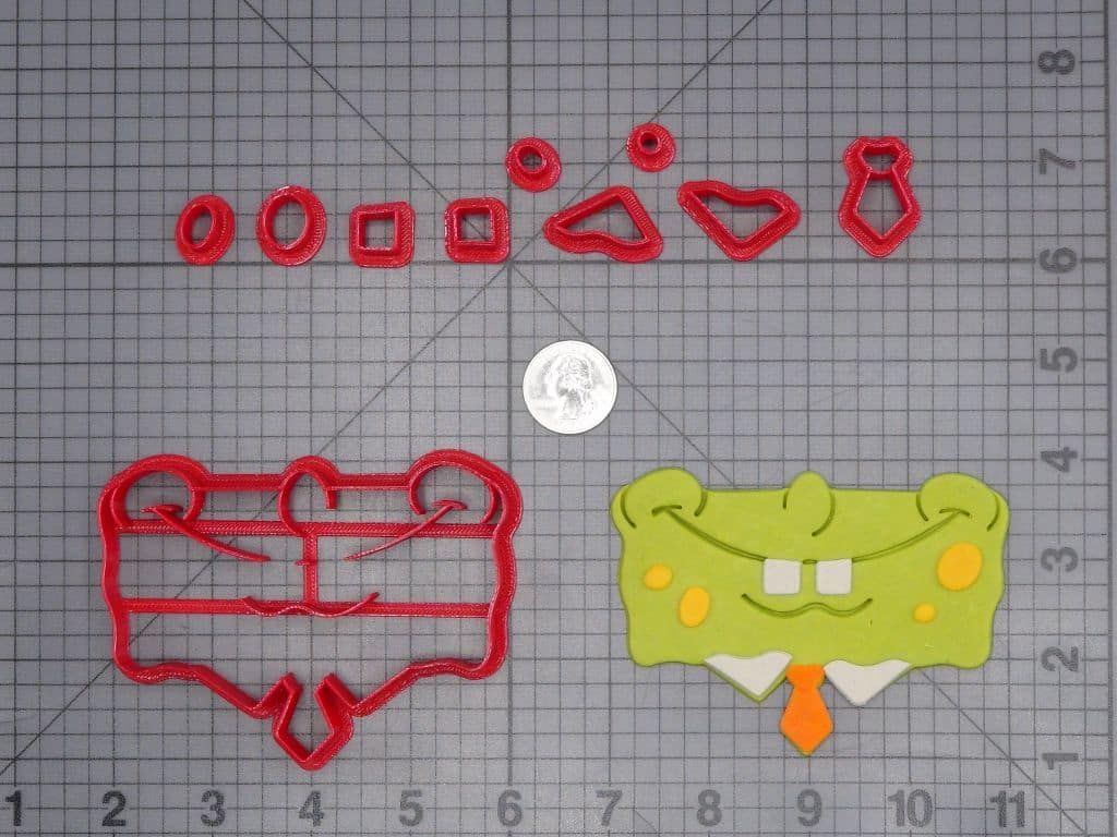 Spongebob Squarepants 266-I742 Cookie Cutter Set