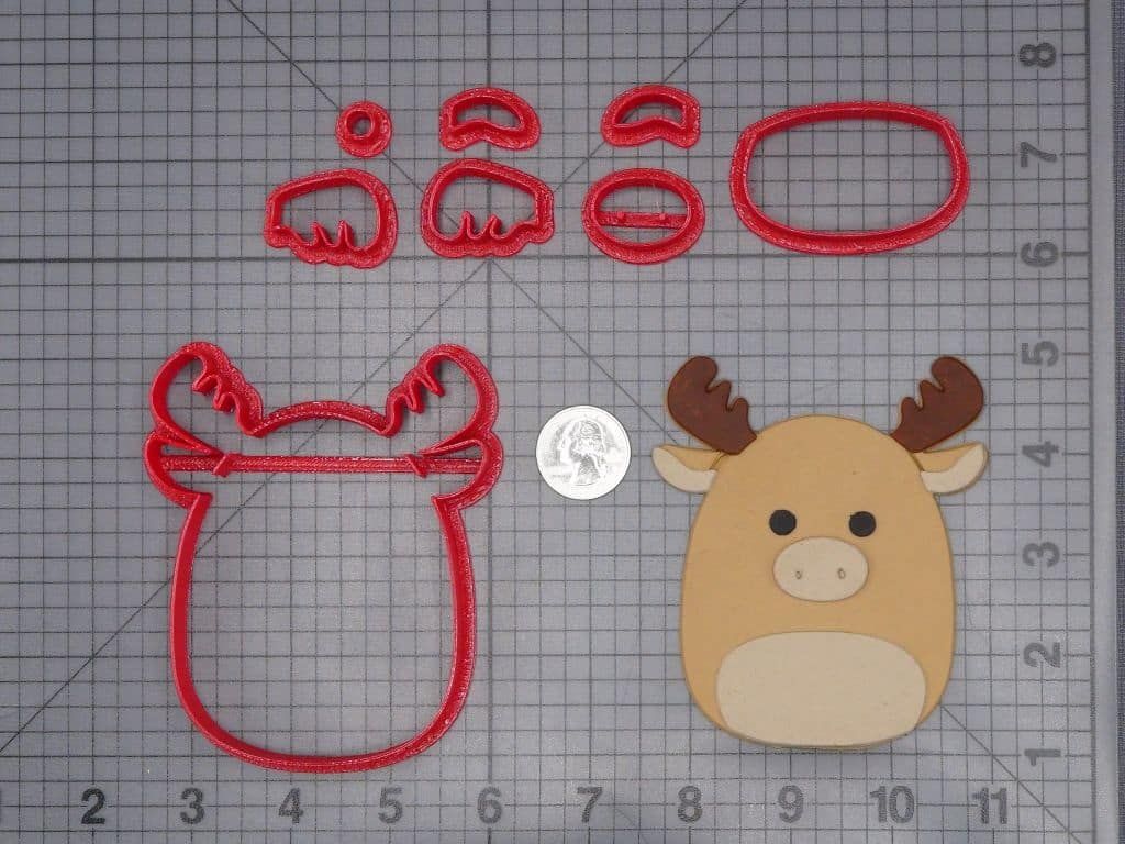 Squishmallow - Maurice Moose 266-J060 Cookie Cutter Set