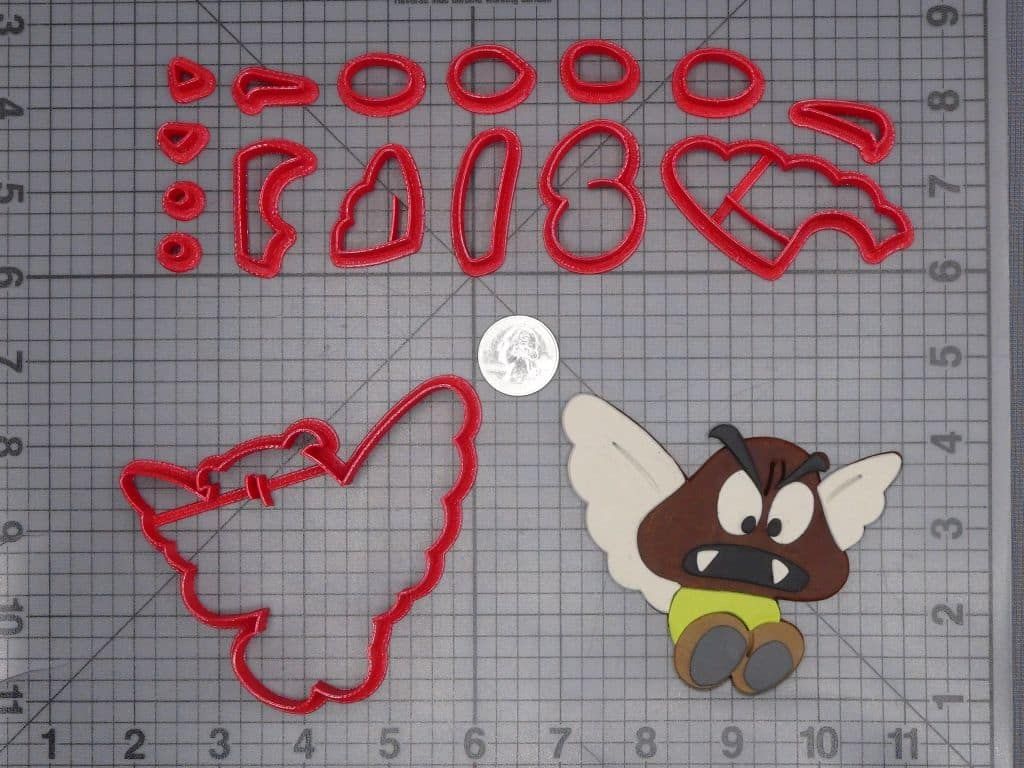 Super Mario - Paragoomba Body 266-I915 Cookie Cutter Set