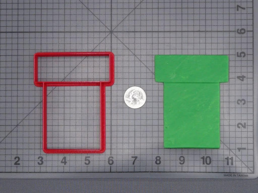 Super Mario - Warp Pipe 266-I942 Cookie Cutter
