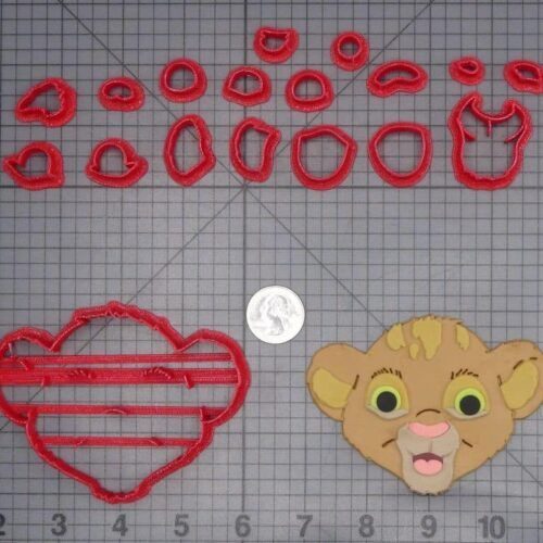 The Lion King - Simba Cub Head 266-I632 Cookie Cutter Set