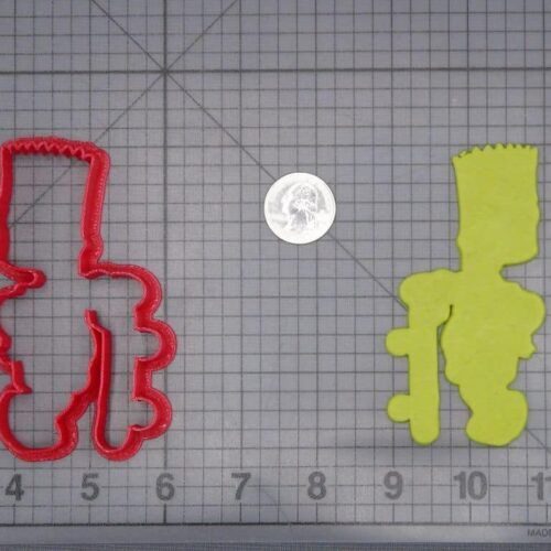 The Simpsons - Bart with Skateboard 266-J047 Cookie Cutter Silhouette
