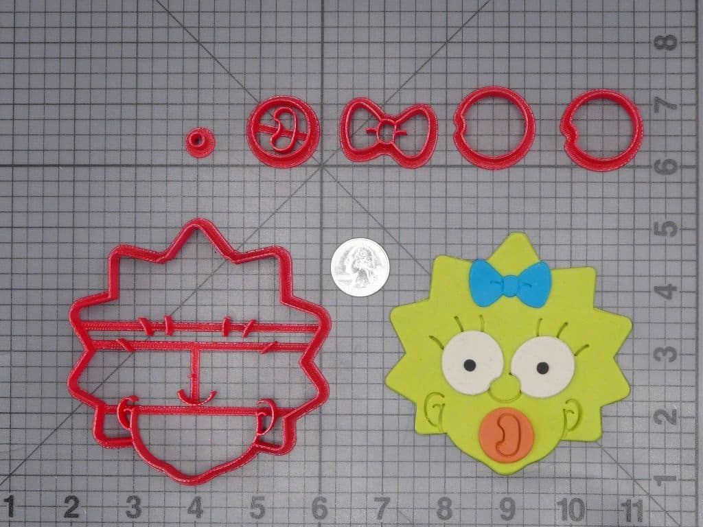 The Simpsons - Maggie Head 266-I951 Cookie Cutter Set