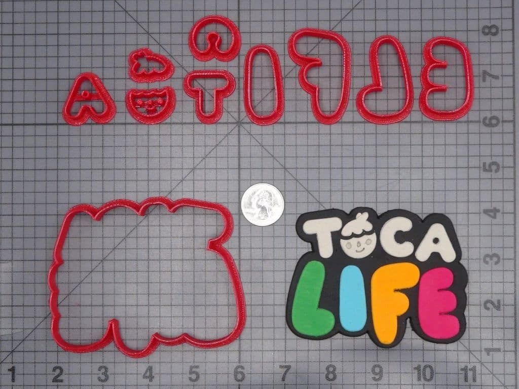 Toca Boca - Toca Life Logo 266-I952 Cookie Cutter Set