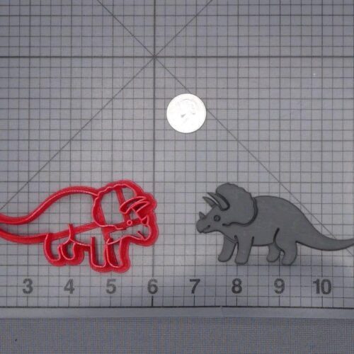 Triceratops Dinosaur Body 266-I762 Cookie Cutter