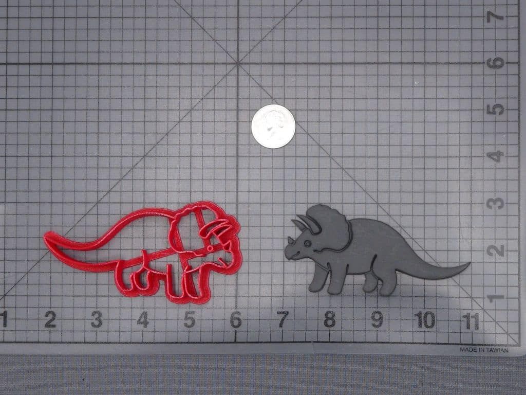 Triceratops Dinosaur Body 266-I762 Cookie Cutter