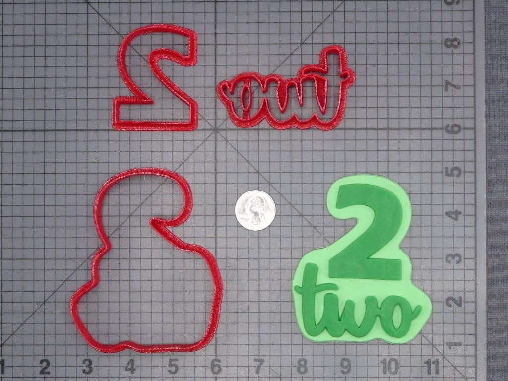 Two Worded Number 266-I927 Cookie Cutter Set