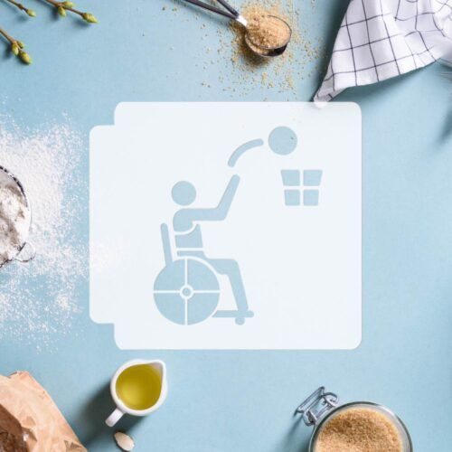 Wheelchair Basketball 783-H773 Stencil