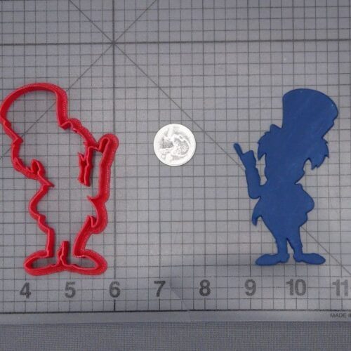 Alice in Wonderland - Mad Hatter Body 266-J153 Cookie Cutter Silhouette