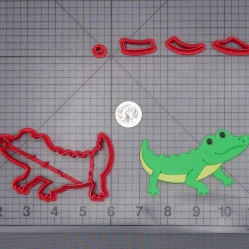 Alligator Body 266-J141 Cookie Cutter Set